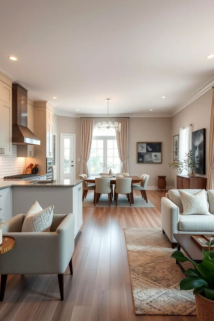 Open Concept Spaces - 22 Kitchens With Beige Kitchen Cabinets