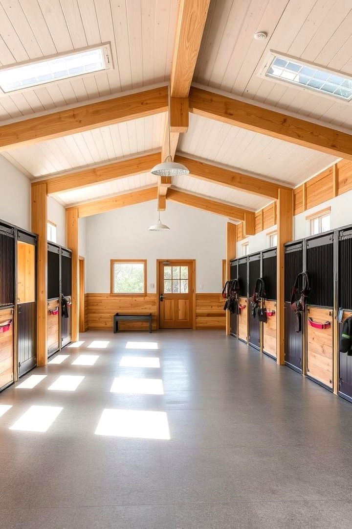 Open Concept Tack Room - 22 Tack Room Ideas