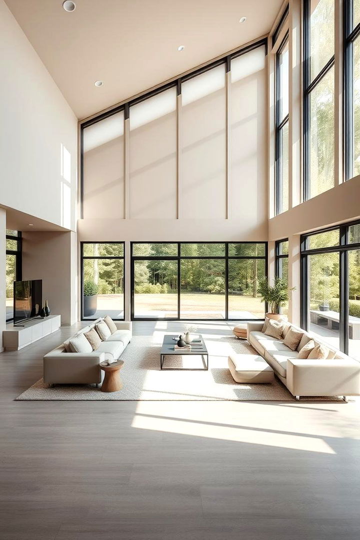 Open Concept Taupe Living - 22 Taupe Living Room Ideas