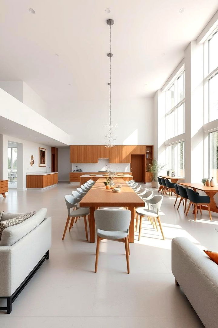 Open Dining Layout - 22 Parisian Dining Room Ideas