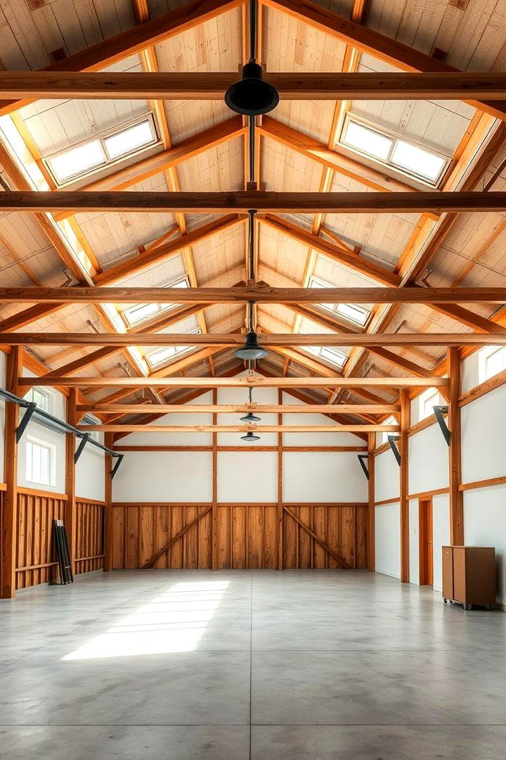 Open Floor Concept - 22 Rustic Garage Ideas