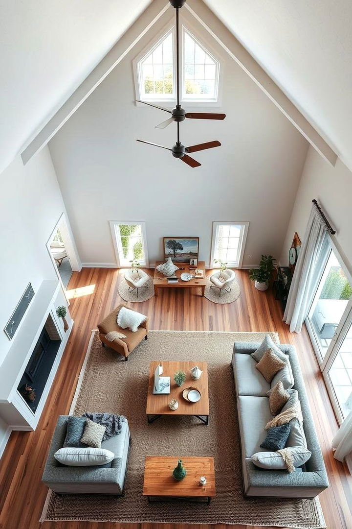 Open Floor Plan Spaces - 22 Cottage Living Room Ideas