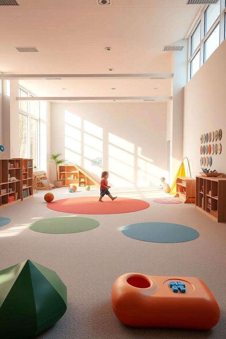 Open Floor Play Space - 22 montessori nursery ideas