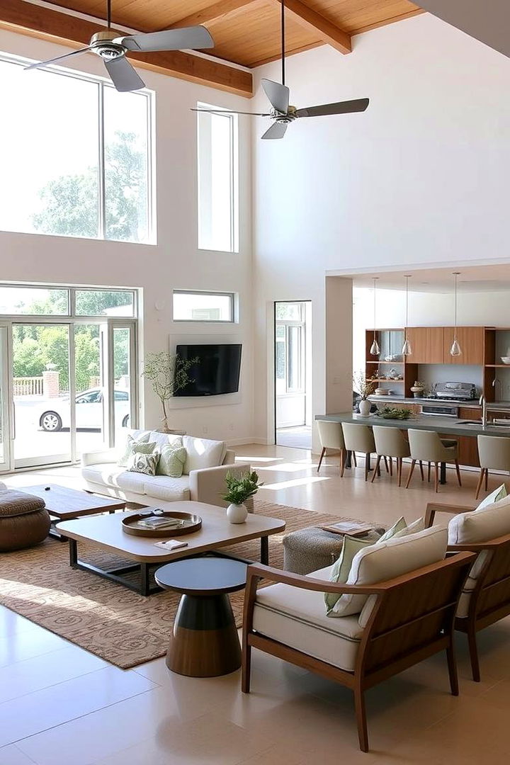 Open Layout Inspiration - 22 Hamptons Living Room Ideas