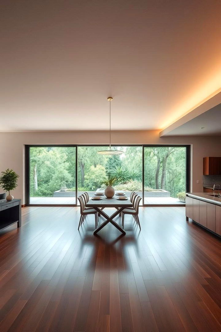 Open Layout with Sliding Doors - 22 Japanese Dining Room Ideas