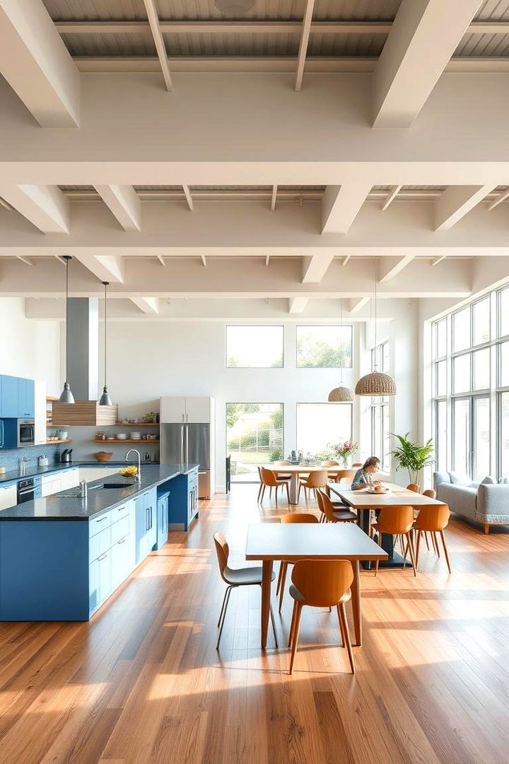 Open Plan Connection - 22 kitchens with blue countertops