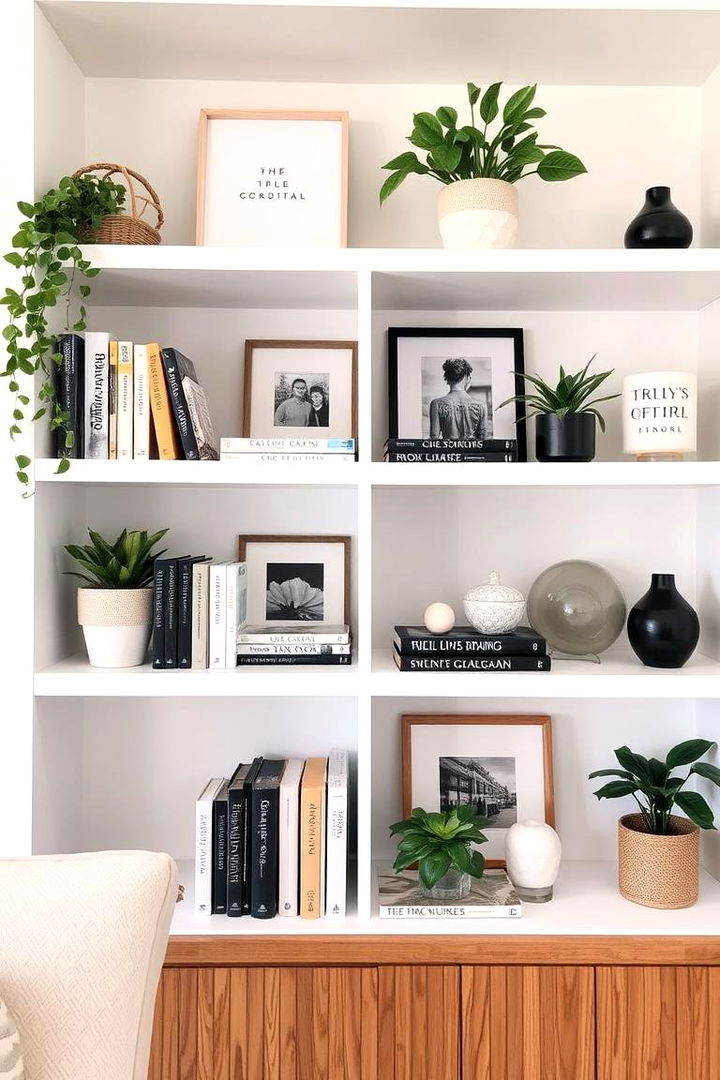 Open Shelf Display - 22 Clean Girl Room Ideas