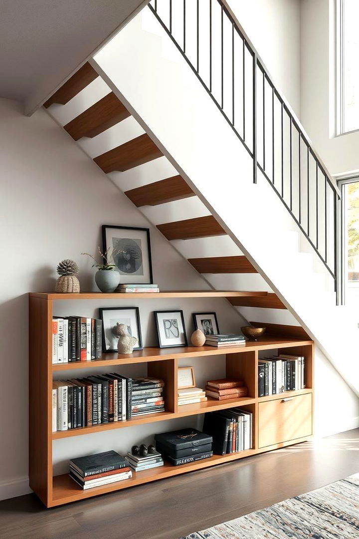 Open Shelf System - 22 Under Stair Storage Ideas
