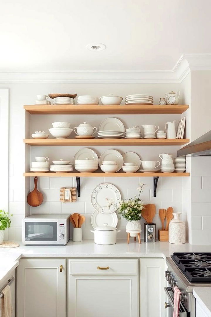 Open Shelving Brilliance - 22 Small Kitchen Ideas on a Budget