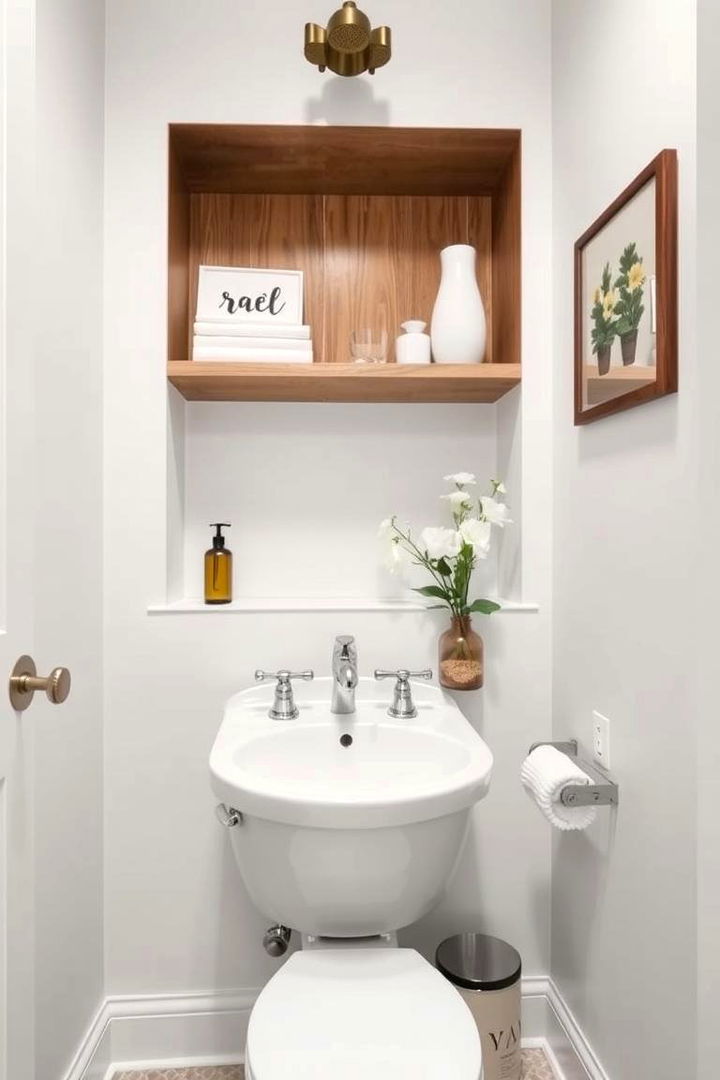 Open Shelving Concepts - 22 Small Powder Room Ideas