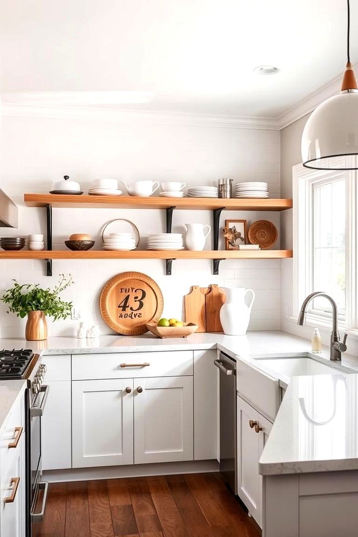 Open Shelving Design - 22 Eclectic Kitchen Ideas