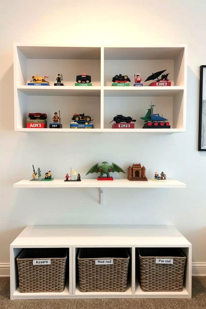 Open Shelving Display - 22 Lego Storage Ideas