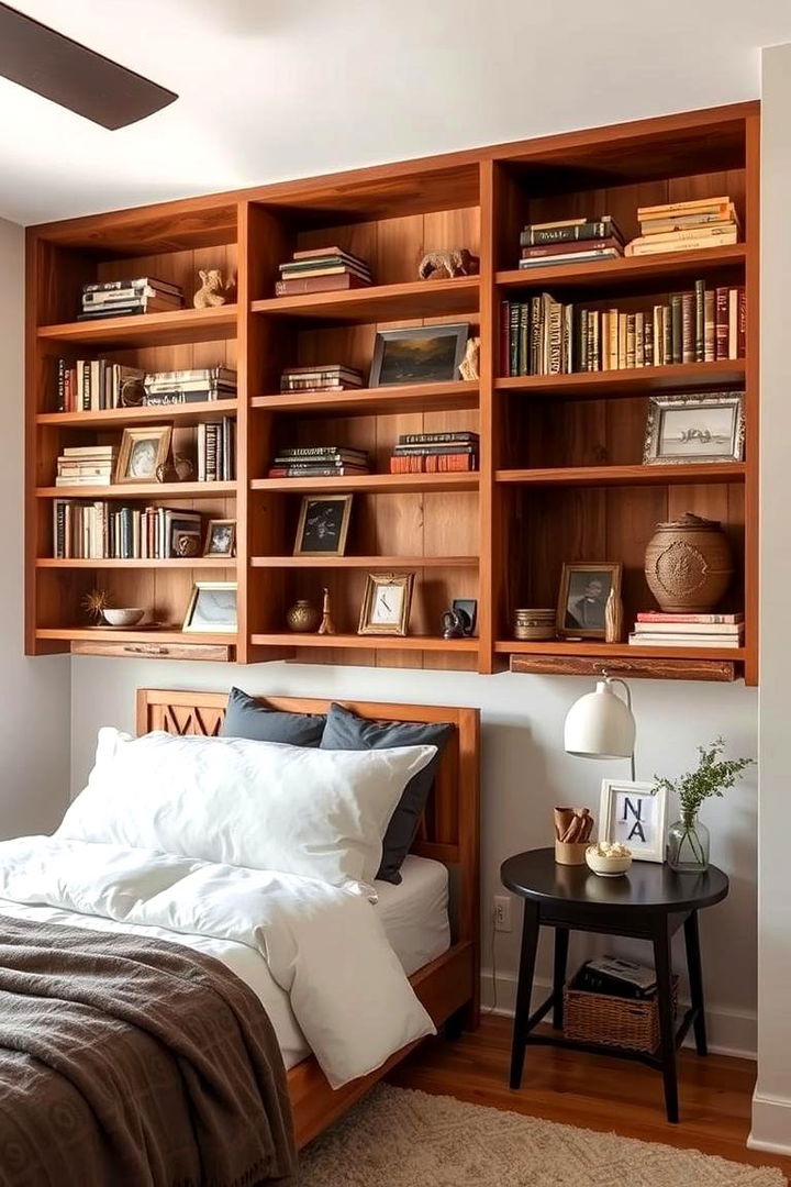 Open Shelving Displays - 22 Cottage Bedroom Ideas
