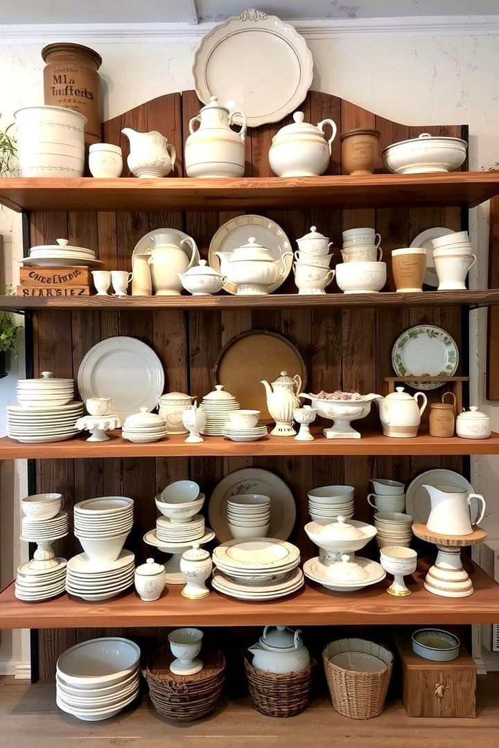 Open Shelving Displays - 22 Rustic Interior Design Ideas