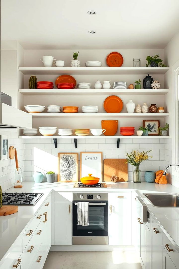 Open Shelving Innovations - 22 One Wall Kitchen Ideas