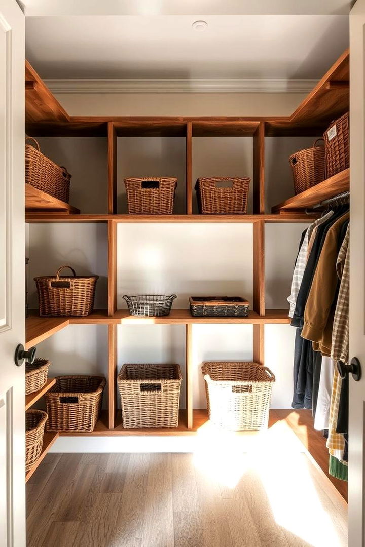 Open Shelving Simplicity - 22 Rustic Closet Ideas