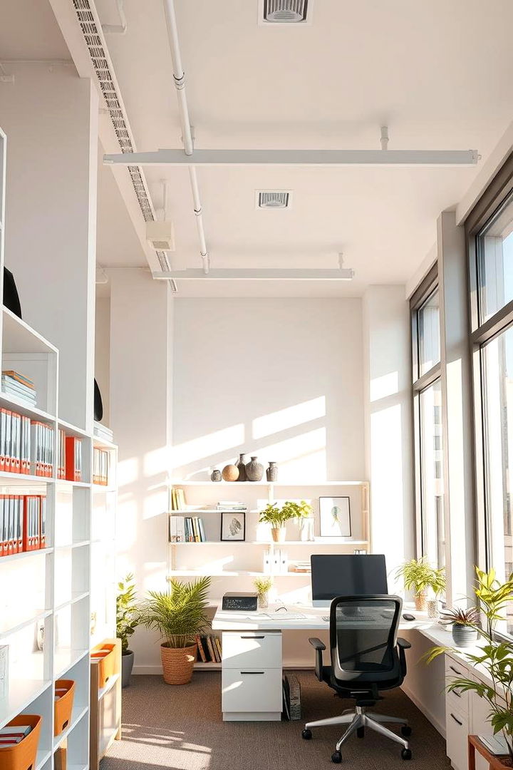 Open Shelving Units - 22 Office Shelving Ideas