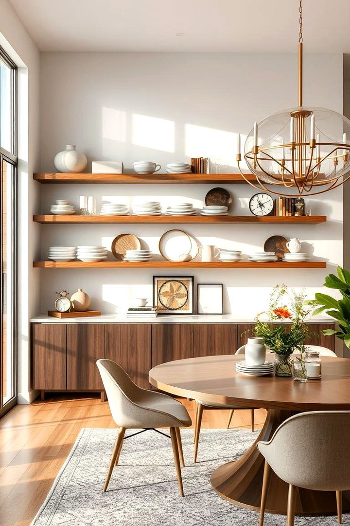 Open Shelving and Display Ideas - 22 Casual Dining Room Ideas