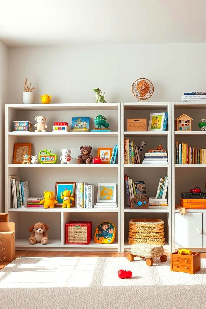 Open Shelving for Toys - 22 Playroom Storage Ideas