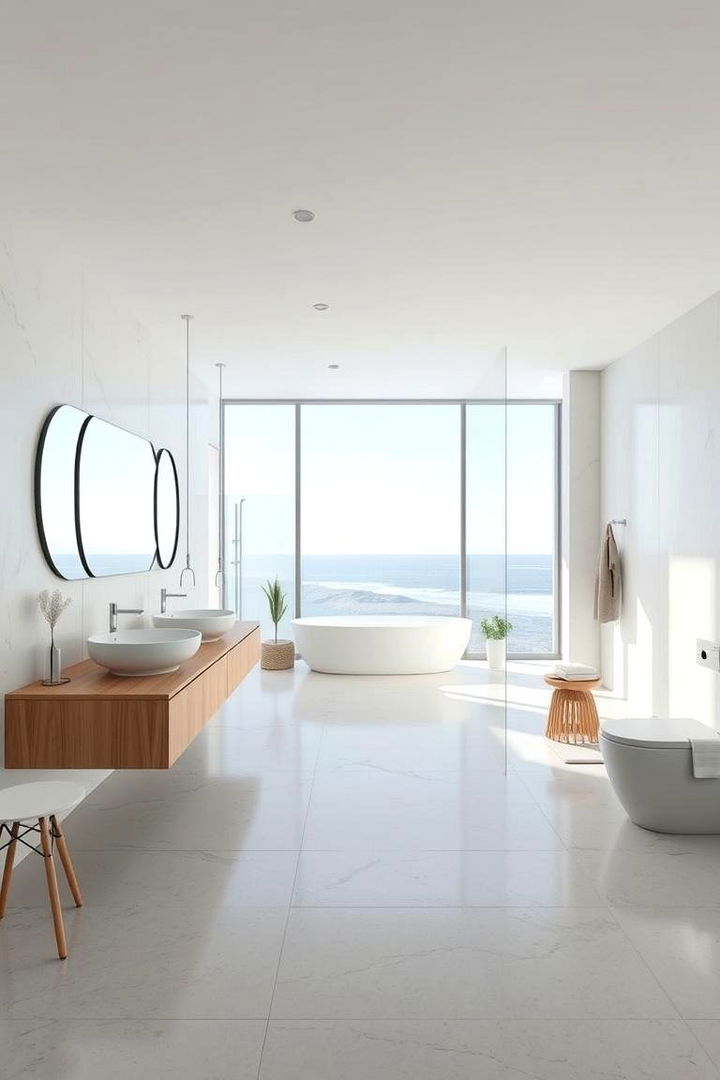 Open Space Layout Benefits - 22 Scandinavian Bathroom Ideas