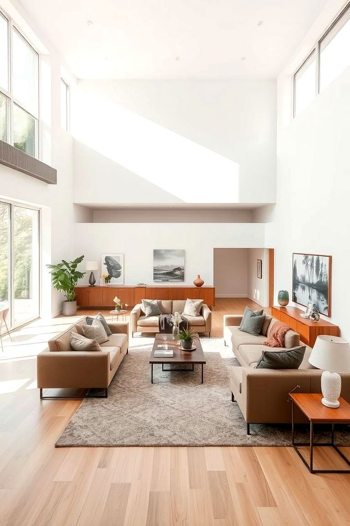 Open Space Layout for Flow - 22 Cozy Living Room Ideas