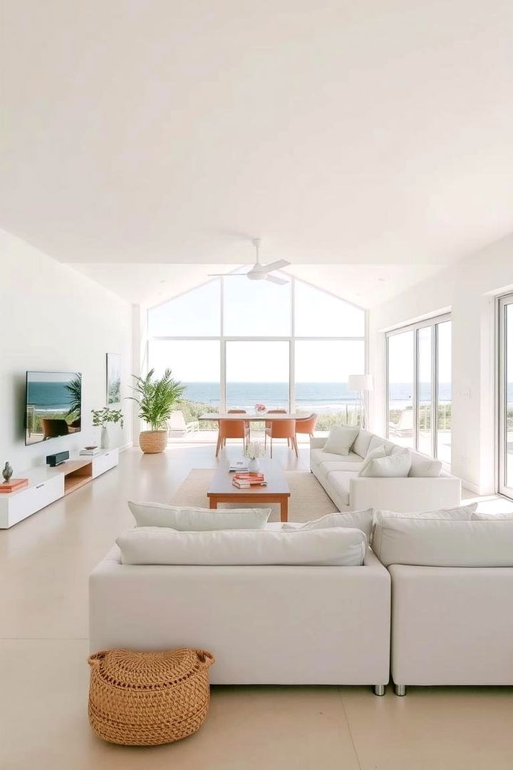 Open Uncluttered Spaces - 22 Coastal Decor Ideas