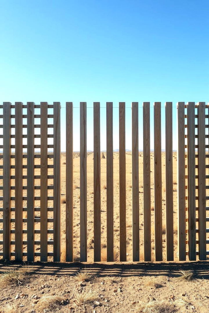 Open and Airy Aesthetics - 22 Horizontal Fence Ideas