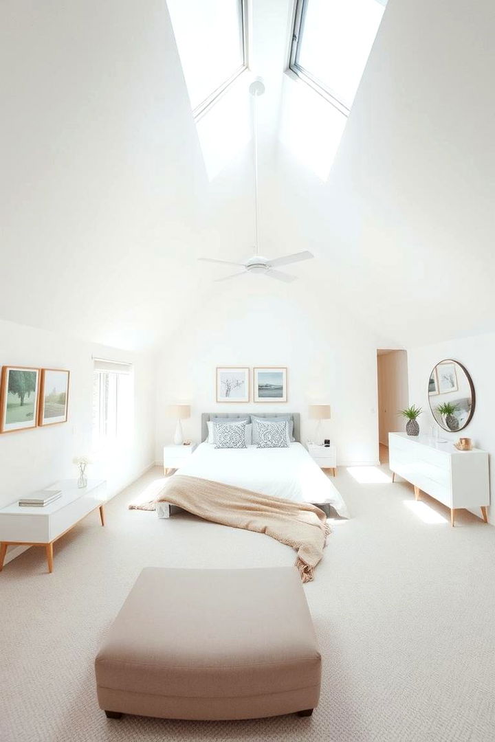 Open and Airy Concepts - 22 Low Sloped Ceiling Bedroom Ideas