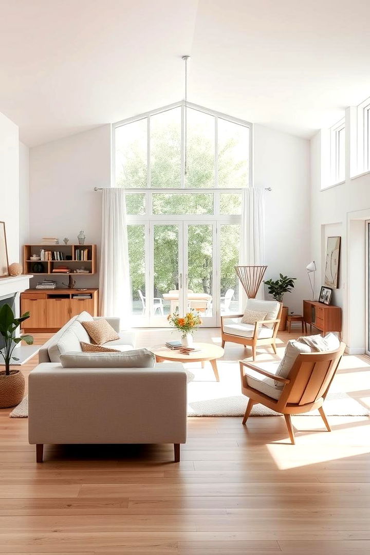 Open and Airy Layout - 22 Scandinavian Bedroom Ideas