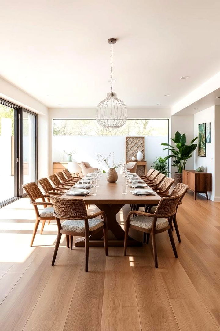 Open and Airy Layouts - 22 Boho Dining Room Ideas