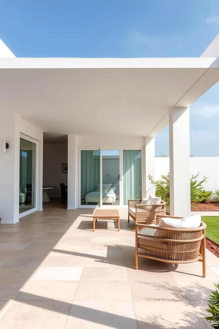 Open and Airy Patios - 22 Minimalist House Exterior Ideas