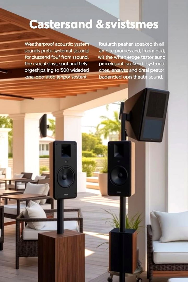 Optimized Acoustic Systems for Outdoors - 22 Outdoor Tv Ideas