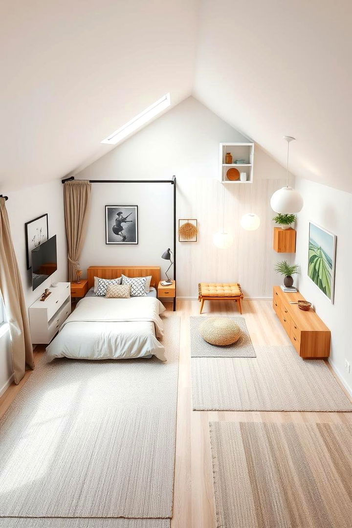 Optimized Floor Layout - 22 Low Sloped Ceiling Bedroom Ideas