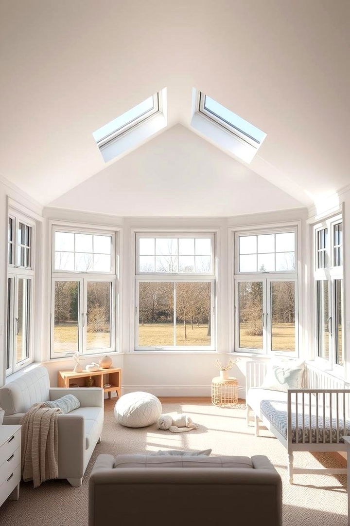 Optimized Natural Lighting - 22 Green Nursery Ideas