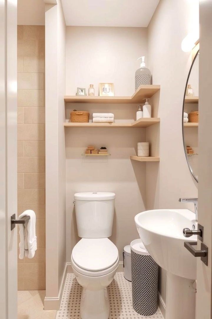 Optimized Solutions for Small Spaces - 22 Beige Bathroom Ideas