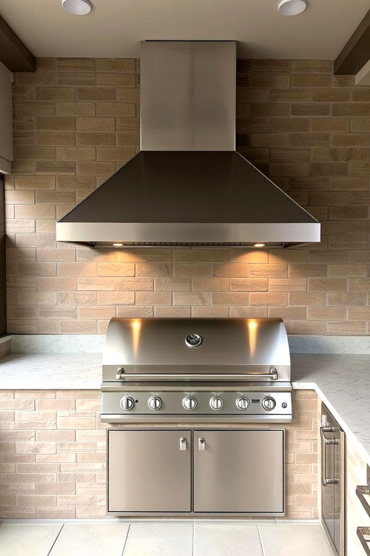 Optimized Ventilation Systems - 22 L Shaped Outdoor Kitchen Ideas
