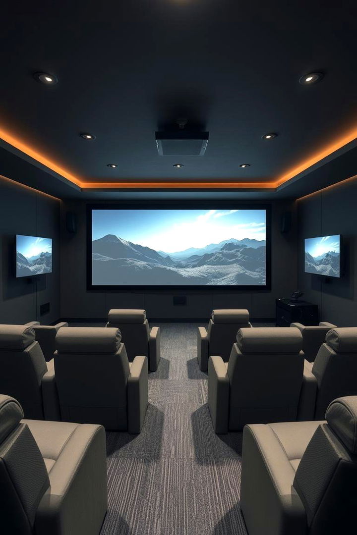 Optimized Viewing Angles - 22 Small Media Room Ideas