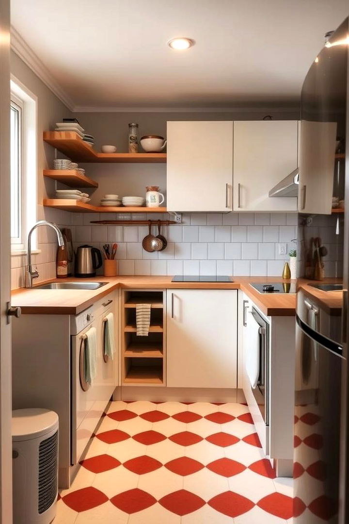 Optimizing Small Kitchen Spaces - 22 Kitchens With Checkered Floors