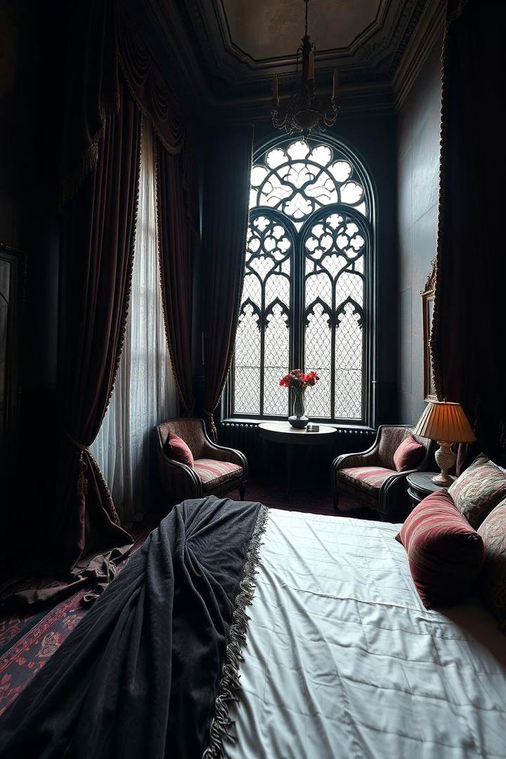 Opulent Dark Fabrics - 22 Vampire Bedroom Ideas