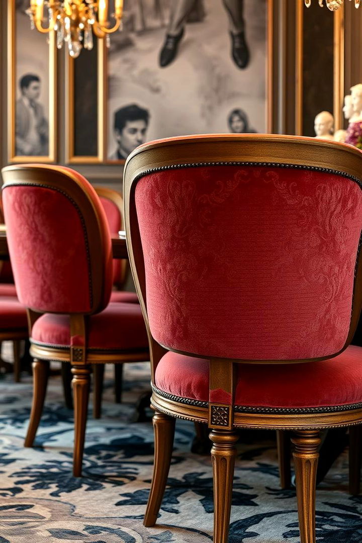 Opulent Dining Chairs - 22 Glam Dining Room Ideas