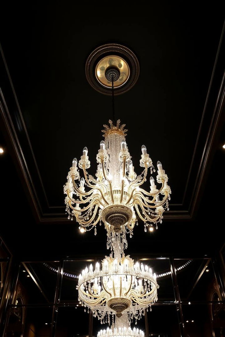 Opulent Interiors - 22 Black Ceiling Design Ideas
