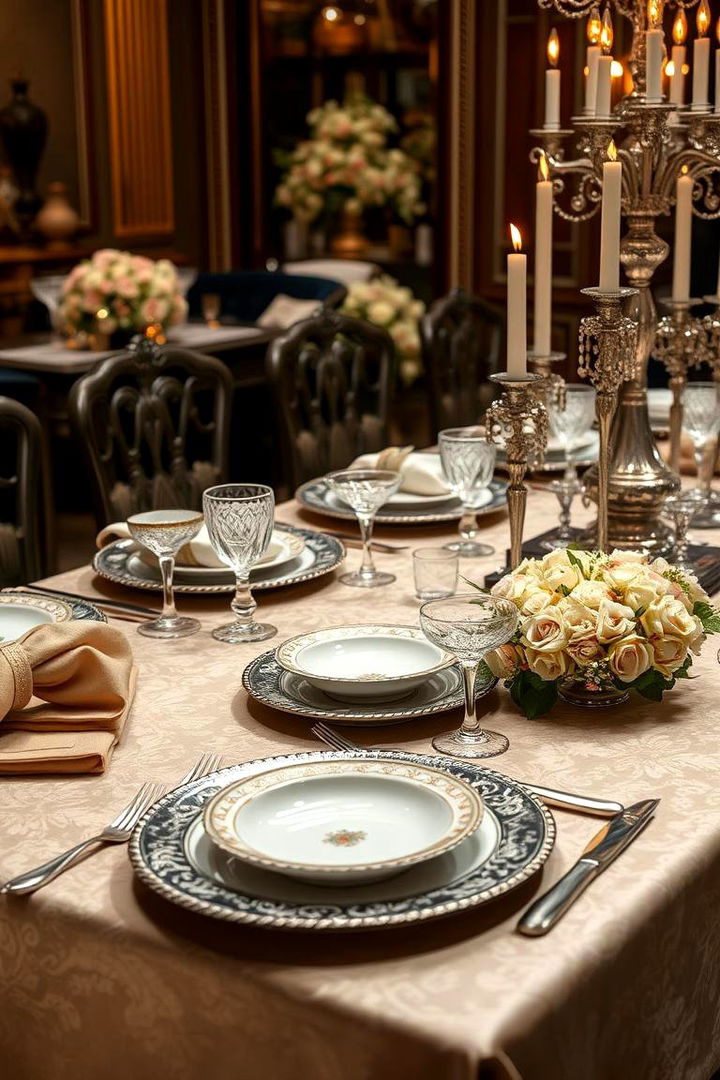 Opulent Table Settings - 22 Glamorous Wedding Ideas