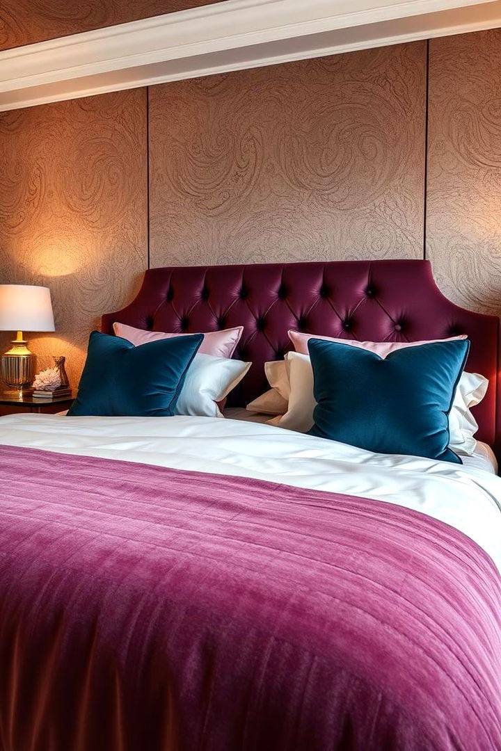 Opulent Textures for a Rich Bedroom Atmosphere - 22 Art Deco Bedroom Ideas
