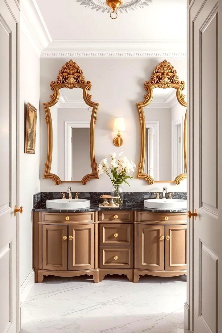 Opulent Vanity Areas - 22 Hallway Bathroom Ideas