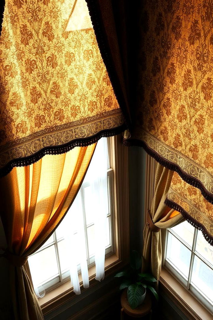 Opulent Window Treatments - 22 Glam Interior Design Ideas