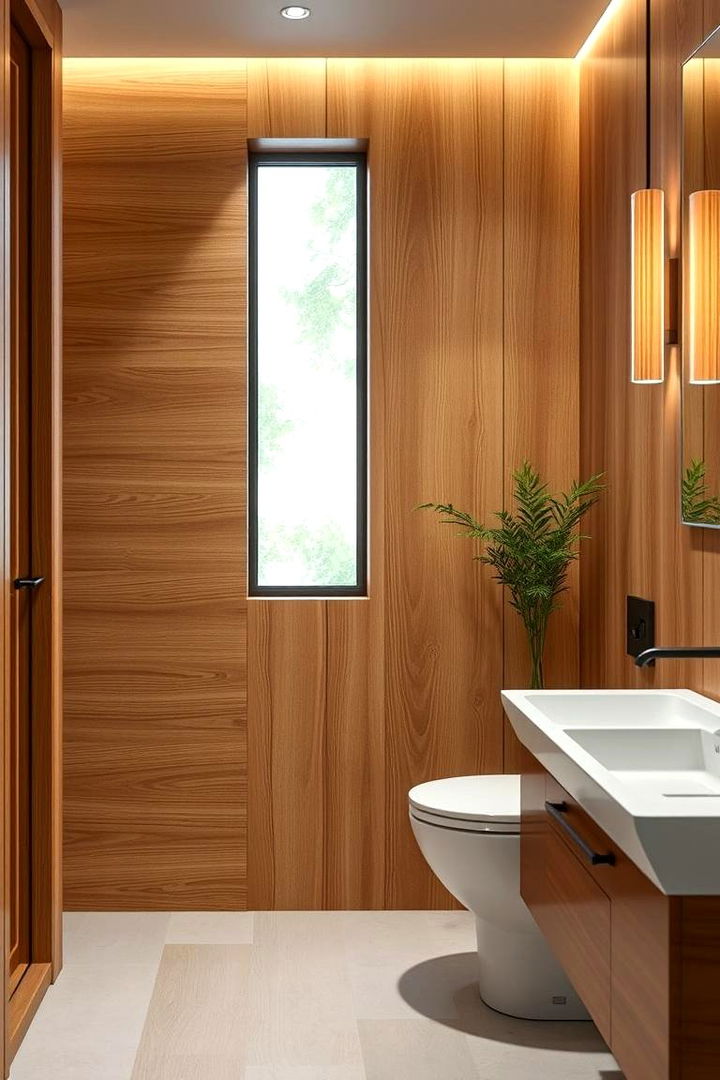 Organic Bamboo Finishes - 22 Earthy Bathroom Ideas
