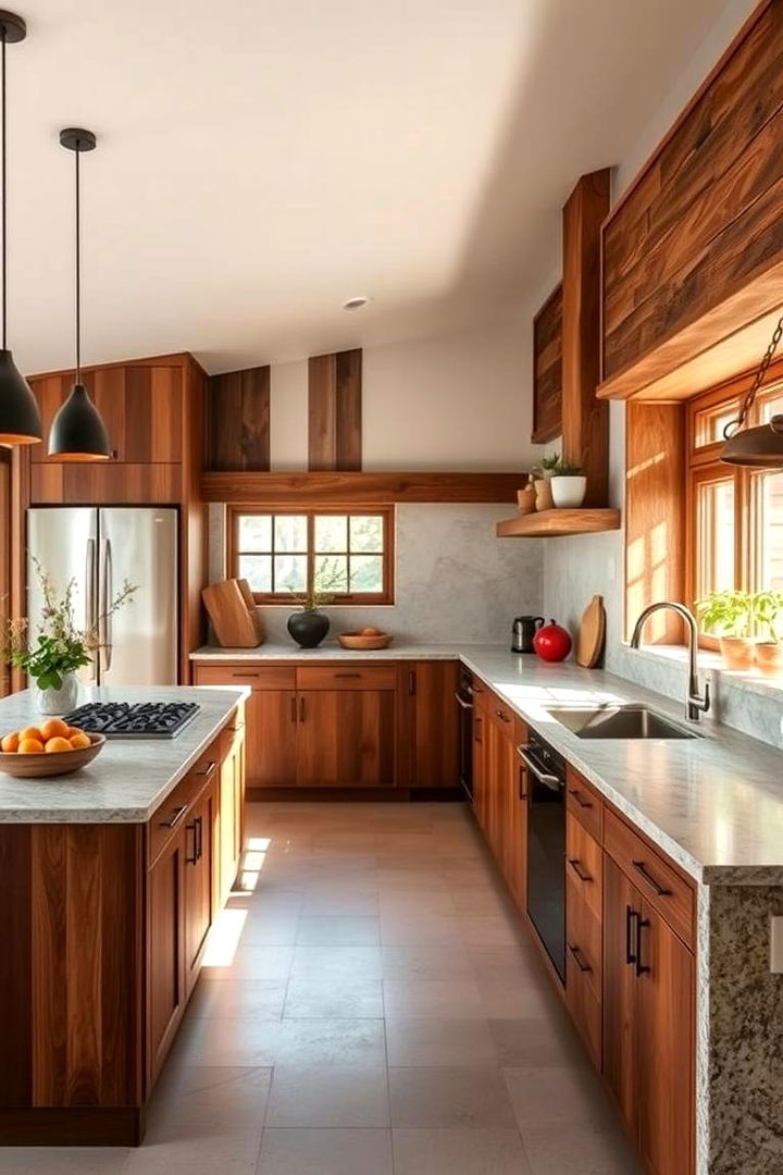 Organic Brown for Eco Friendly Kitchens - 22 Brown Kitchen Ideas