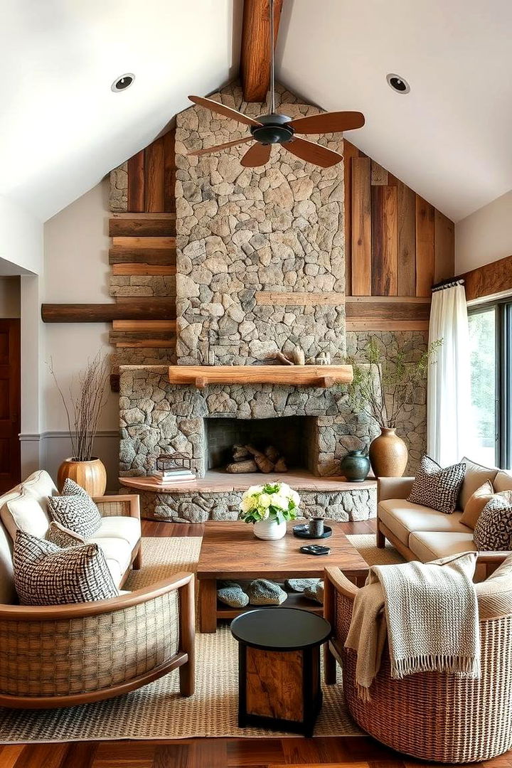 Organic Element Mix - 22 Neutral Living Room Ideas