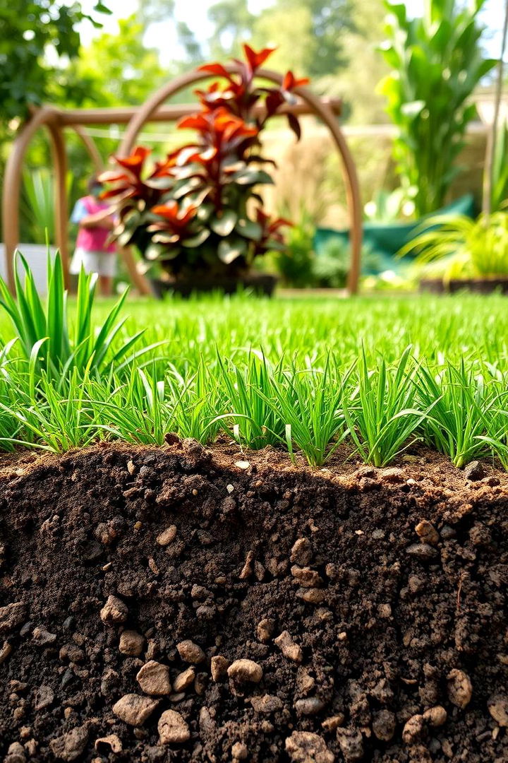 Organic Fertilizer Enhanced Turf - 22 Backyard Turf Ideas