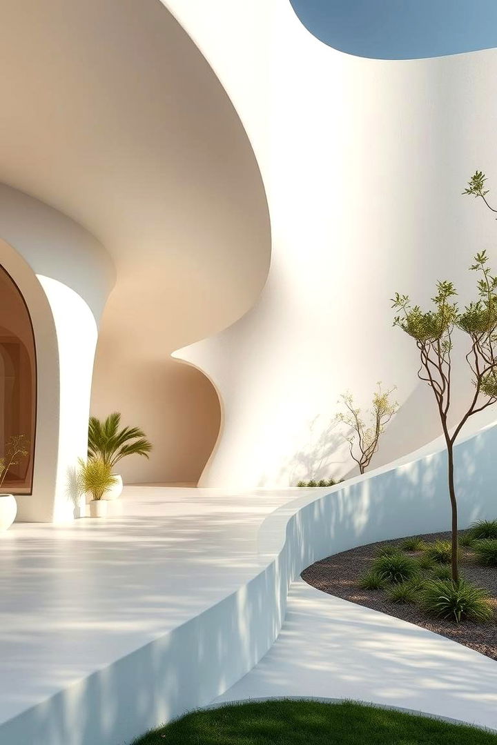Organic Flowing Lines - 22 Boho House Exterior Ideas